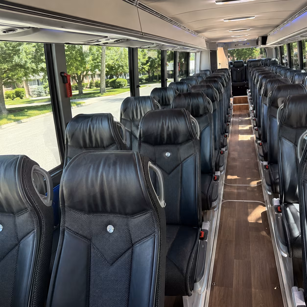 Albuquerque Airport Shuttle & Transportation party bus interior