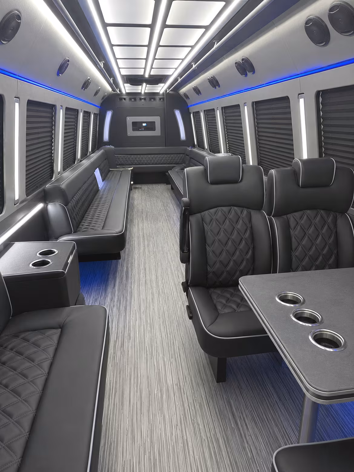 Albuquerque albuquerque prom party bus rental party bus interior