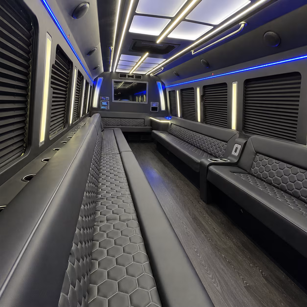 Albuquerque albuquerque wedding party bus rental party bus exterior