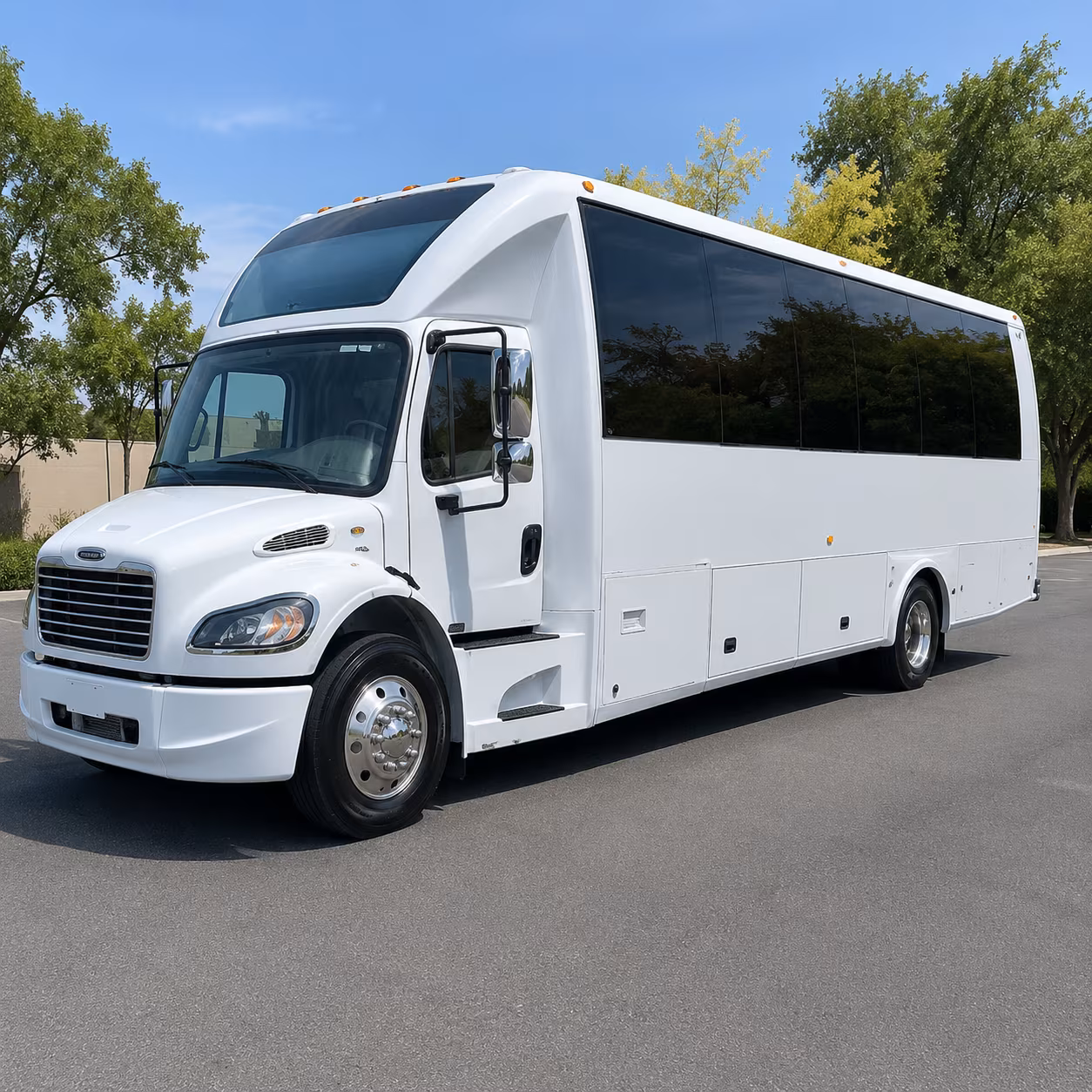 Albuquerque albuquerque wedding party bus rental party bus exterior