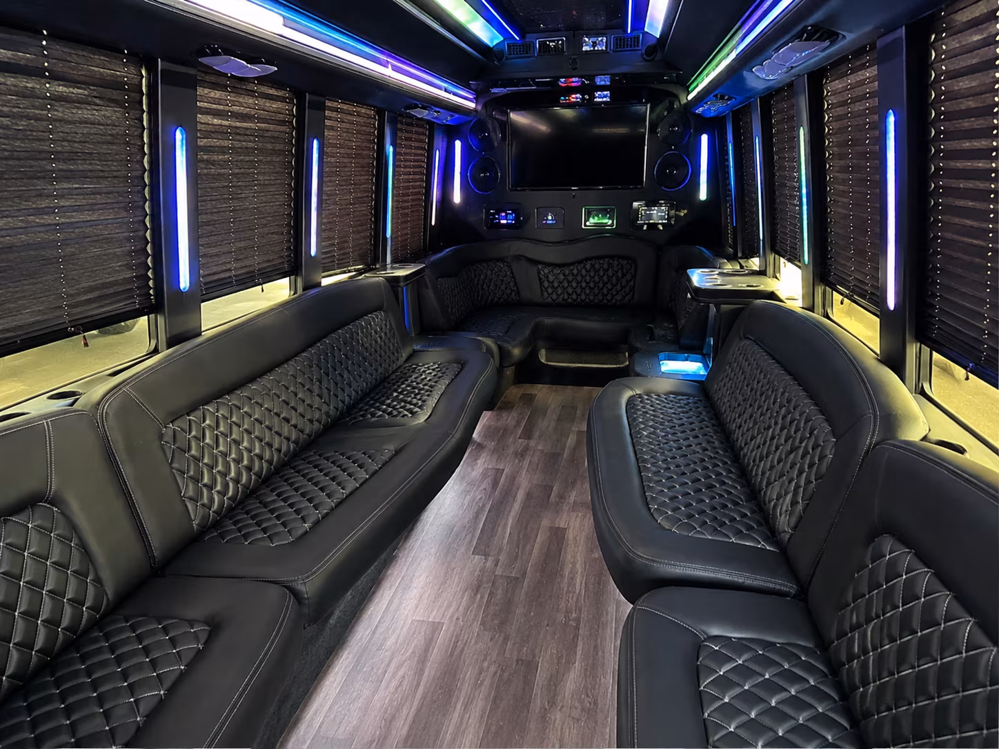 Albuquerque albuquerque wedding party bus rental party bus exterior