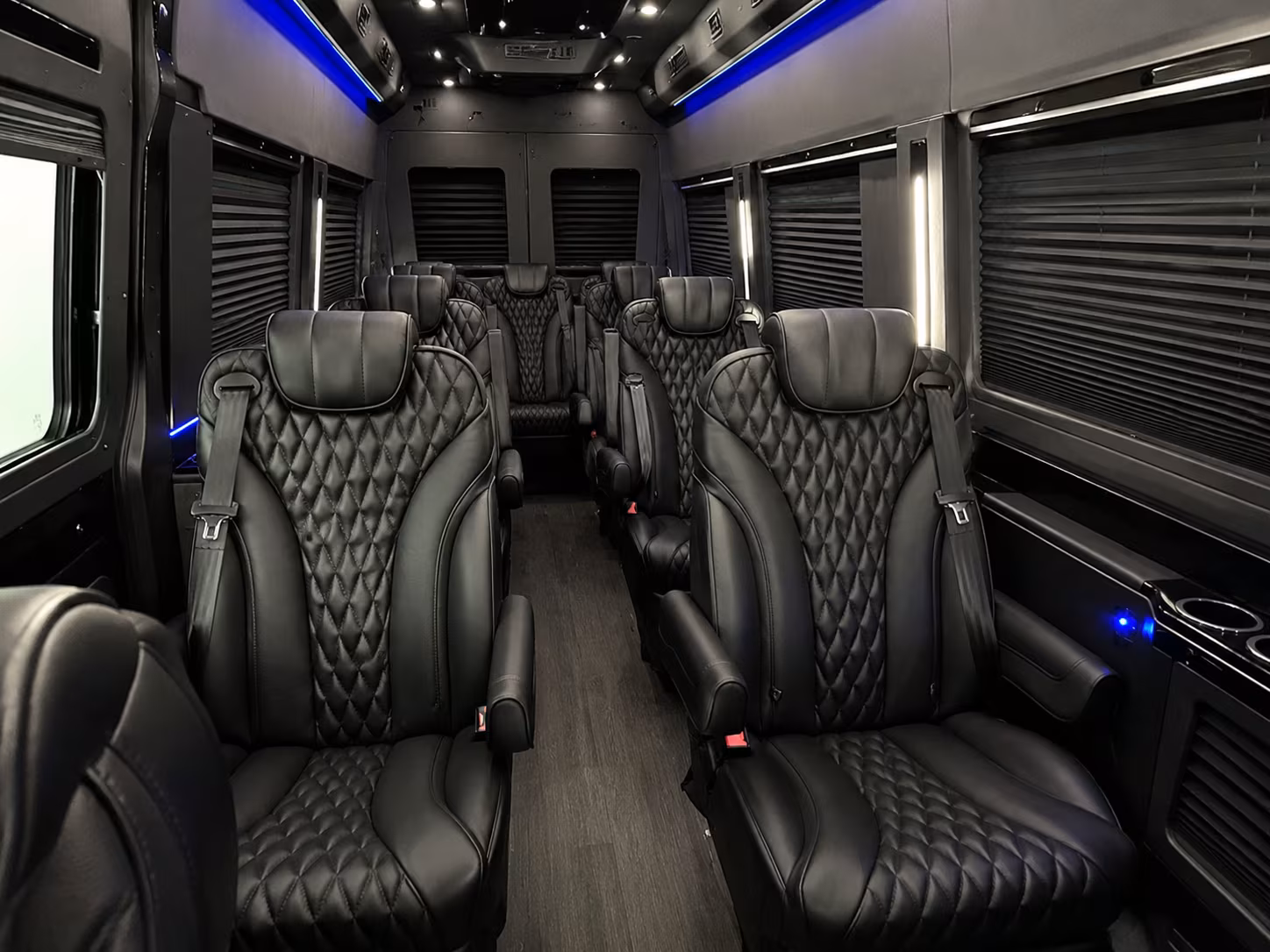 Albuquerque Corporate Transportation party bus interior