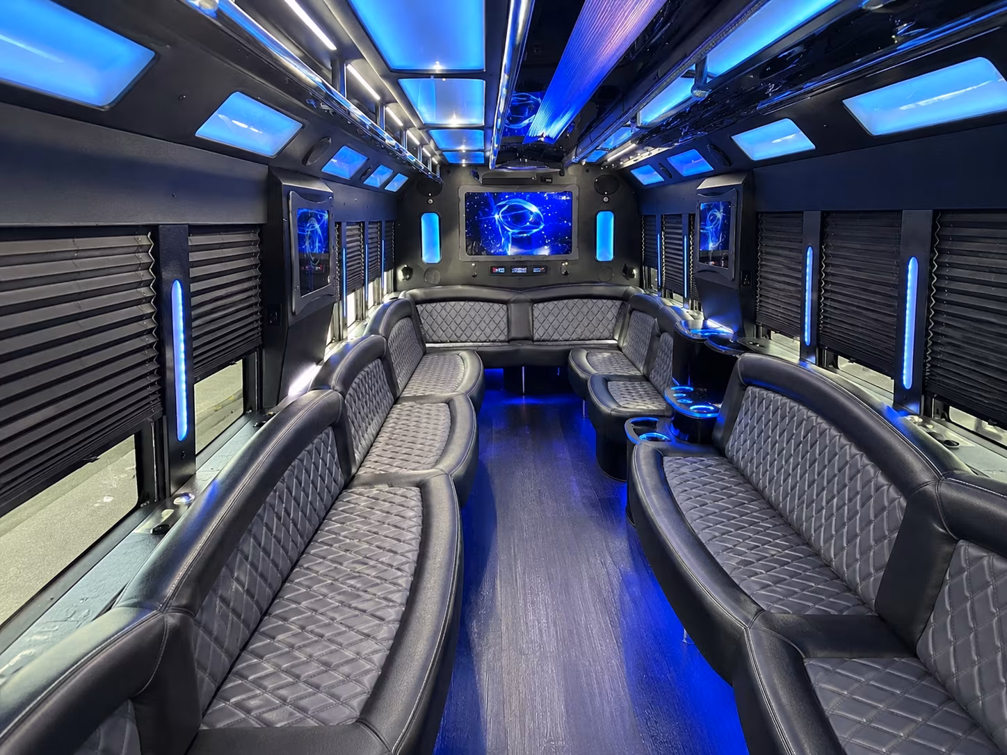 Albuquerque Wedding Transportation onboard seating