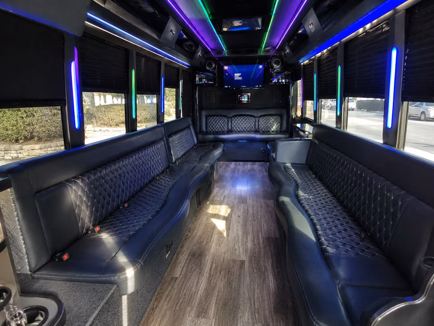 Minibus interior