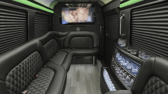 14 passenger sprinter limousine interior