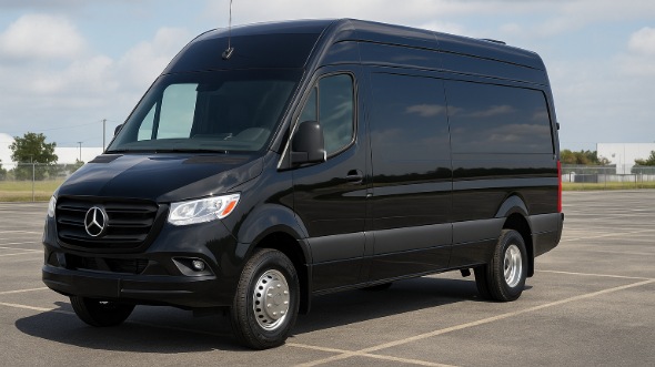 Exterior of Albuquerque Party Bus Company's 15 Passenger Party Bus in Albuquerque
