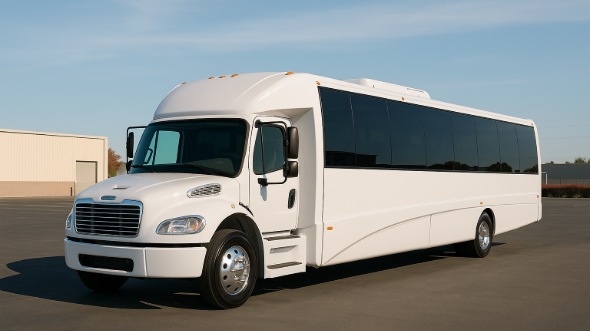 Exterior of Albuquerque Party Bus Company's 28 Passenger Party Bus in Albuquerque