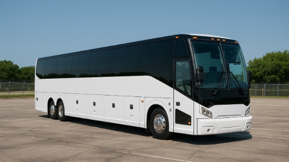 Exterior of Charter Bus Company Santa Fe's 40 Passenger Party Bus in Santa Fe