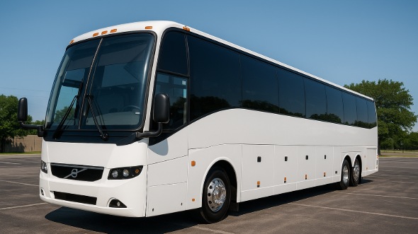 Exterior of Charter Bus Company Albuquerque's 44 Passenger Charter Bus in Albuquerque