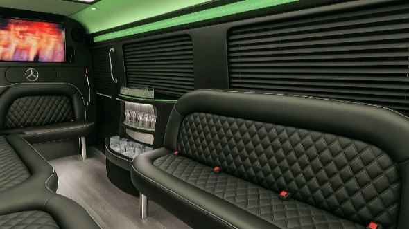 albuquerque 14 passenger sprinter limousine interior