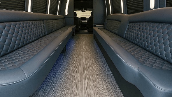 albuquerque 30 passenger party bus inside