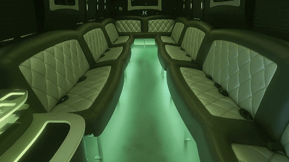albuquerque 30 passenger party bus interior