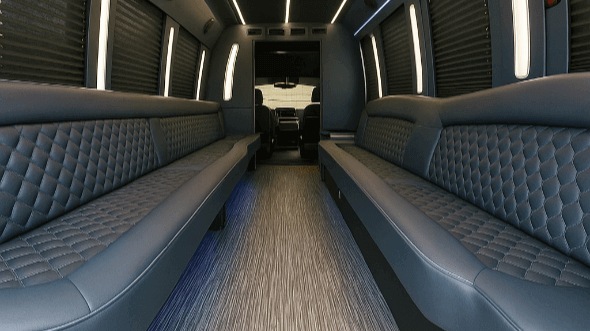 albuquerque 50 passenger party bus interior